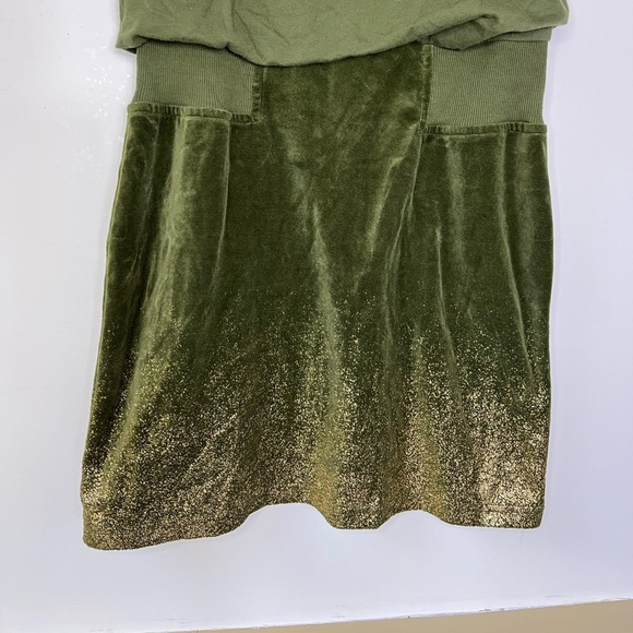 Juicy Couture Y2K Green Terry Cloth Mini Dress S Glitter Pool Lounge Vibe ‘00s - Picture 7 of 13